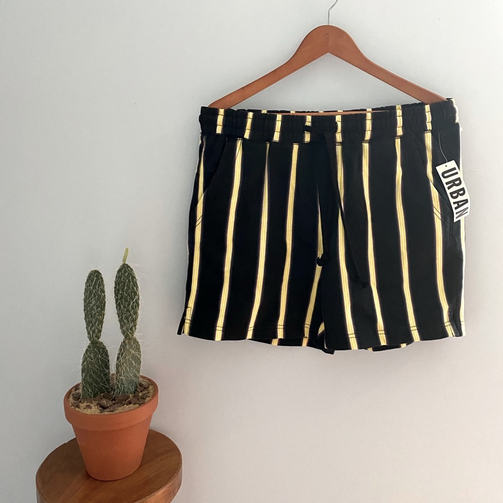 Urban Outfitters Brand Cotton Stripped Shorts